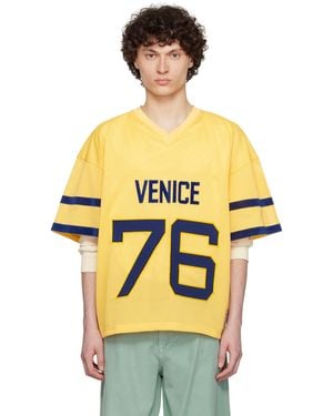 ERL 'Venice 76' Football Jersey - Yellow