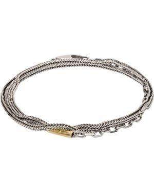 Title Of Work Multi Wrap Tube Bracelet - Black