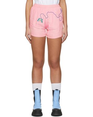 Sky High Farm Cupro Shorts - Pink