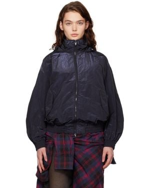 Juun.J Crinkled Sneaker Jacket - Blue
