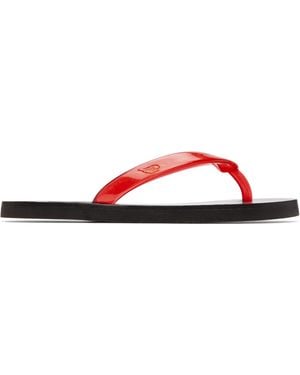 Ancient Greek Sandals Saionara Jelly Flip-Flops - Red