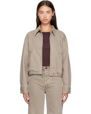 Agolde Nile Jacket - Brown