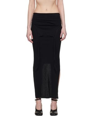 Eckhaus Latta Flip Midi Skirt - Black