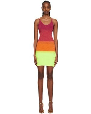 Gcds Multicolour Degradé Minidress - Black