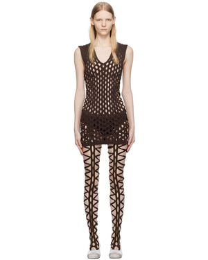 Sinéad O'Dwyer Squiggle Minidress - Black