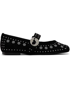 Coperni Belt Ballerina Flats - Black