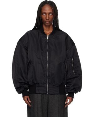 Entire studios Broad Bomber Jacket - Black