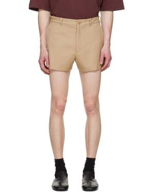 Louis-Gabriel Nouchi Suit Wool Shorts - Natural