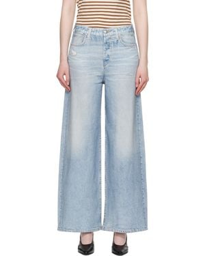 Rag & Bone ブルー Miramar Sofie アンクルレングス スウェットパンツ - ブラック