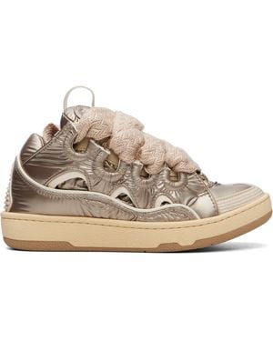 Lanvin Curb Trainers - Natural