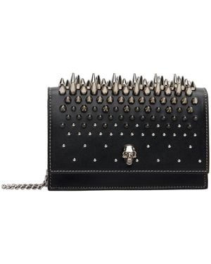 McQueen Black Small Skull Bag