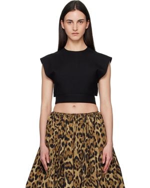 Alaïa Belted Blouse - Black