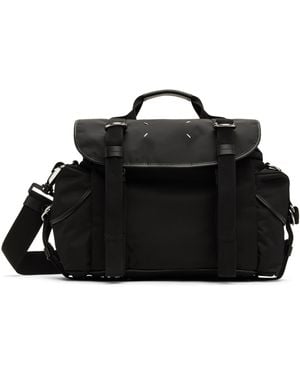 Maison Margiela ブラック スモール High Tech メッセンジャーバッグ