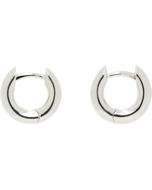 Sophie Buhai Petites Boucles D'Oreilles À Anneau Bagel - Métallisé