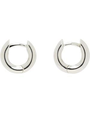 Sophie Buhai Small Bagel Hoop Earrings - Metallic