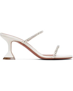 AMINA MUADDI Gilda Slipper 70 Heeled Sandals - Black