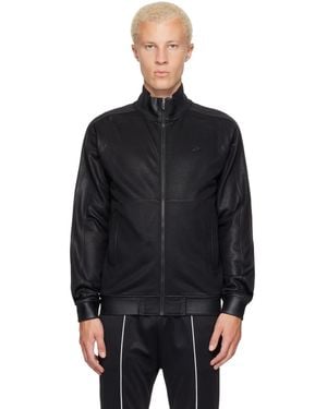 DIESEL Glossy Zip Jumper - Black