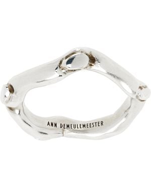 Ann Demeulemeester Emi Futuristic Thorn Ring - Black