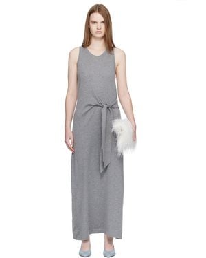 Lisa Yang 'The Angeline' Maxi Dress - Grey