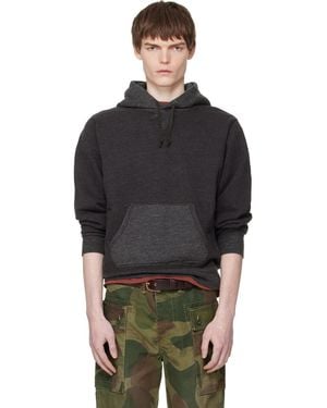 RRL French Terry Hoodie - Black