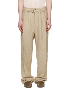 Jacquemus La Croisière 'The Canevas' Pants - Natural