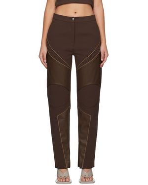 Paris Georgia Basics Motorbike Faux-Leather Trousers - Black