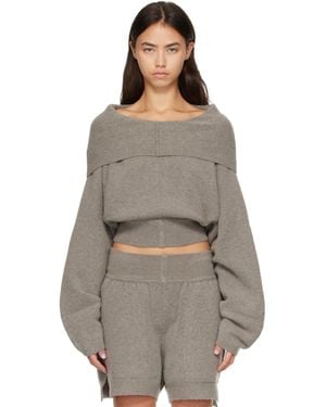 Rick Owens Tower Pull Hoodie - Gray