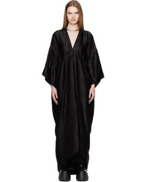 Rick Owens Temple Tommykite Maxi Dress - Black