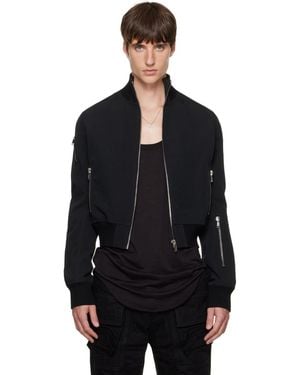 Rick Owens Tower Track Jacket - Black