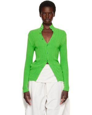 Issey Miyake Rill Cardigan - Green