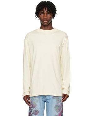 Eytys オフホワイト Compton 長袖Tシャツ - ブラック
