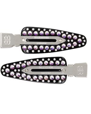 Balenciaga Two-Pack Salon Bb Hair Clips - Black