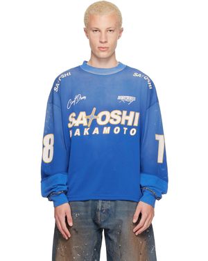 Satoshi Nakamoto Mesh Moto Jersey - Blue