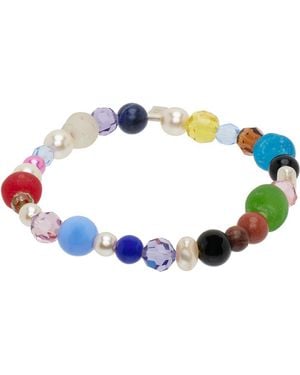 Camiel Fortgens Ssense Exclusive Jewel Bracelet - Blue