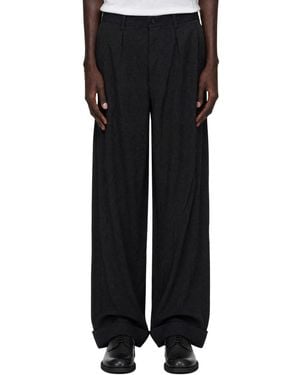 Junya Watanabe Herringbone Trousers - Black