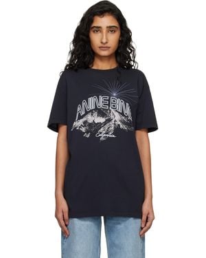 Anine Bing California Walker T-Shirt - Black