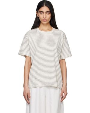 Anine Bing Off- Cade T-Shirt - White