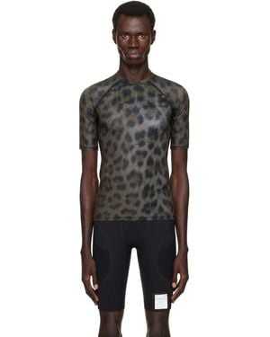 Soar Running Khaki Race T-Shirt - Black