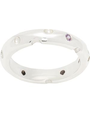 Bleue Burnham Ssense Exclusive Kimchi Band Ring - Metallic