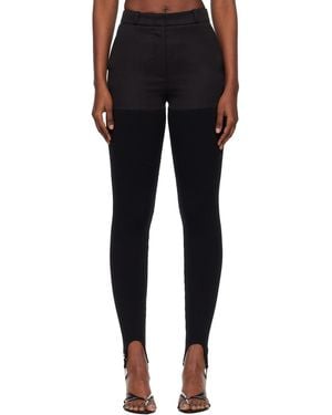 Coperni Hybrid Rib Trousers - Black