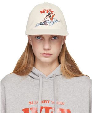 Stella McCartney Off- Jeff Koons Edition 'Slippery When Wet' Cap - Brown