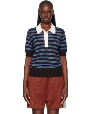 Wales Bonner Breeze Polo - Blue