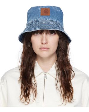 Carhartt ブルー Stamp Print バケットハット