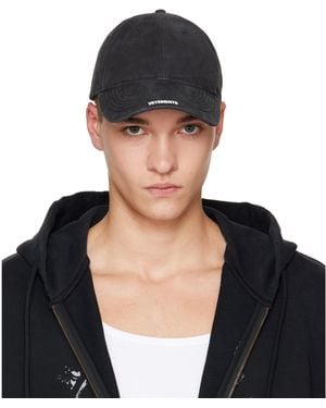 Vetements Nano Logo Cap - Black