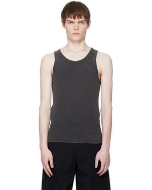 Entire studios Rib Tank Top - Black