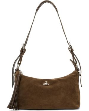 Vivienne Westwood Khaki Emma Shoulder Bag - Brown