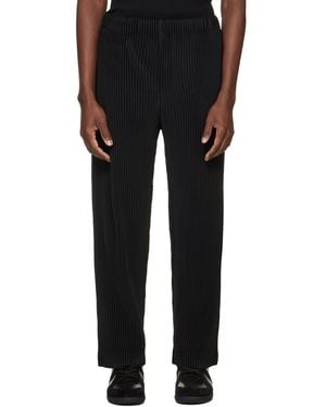 Homme Plissé Issey Miyake Monthly Colours July Trousers - Black