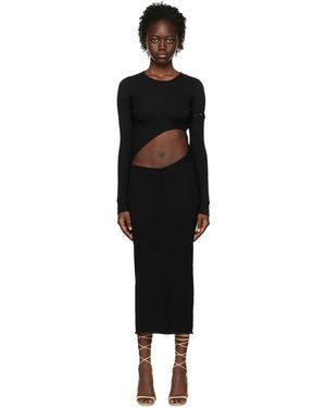 OLENICH Cut-Out Maxi Dress - Black