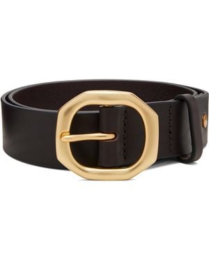 Rag & Bone Audrey Leather Belt - Black