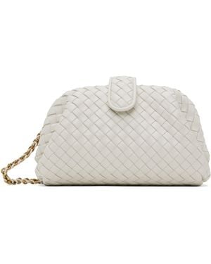 Bottega Veneta オフホワイト スモール Lauren 1980 バッグ - ブラック
